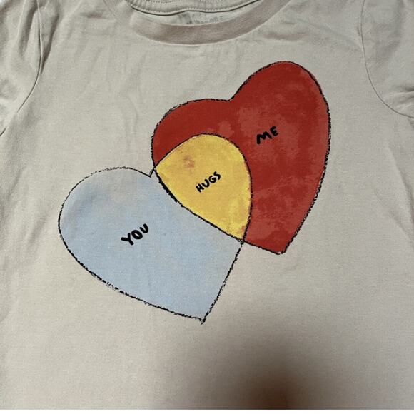 Gymboree Heart Graphic Long Sleeve Tee Size 2T - Picture 3 of 6